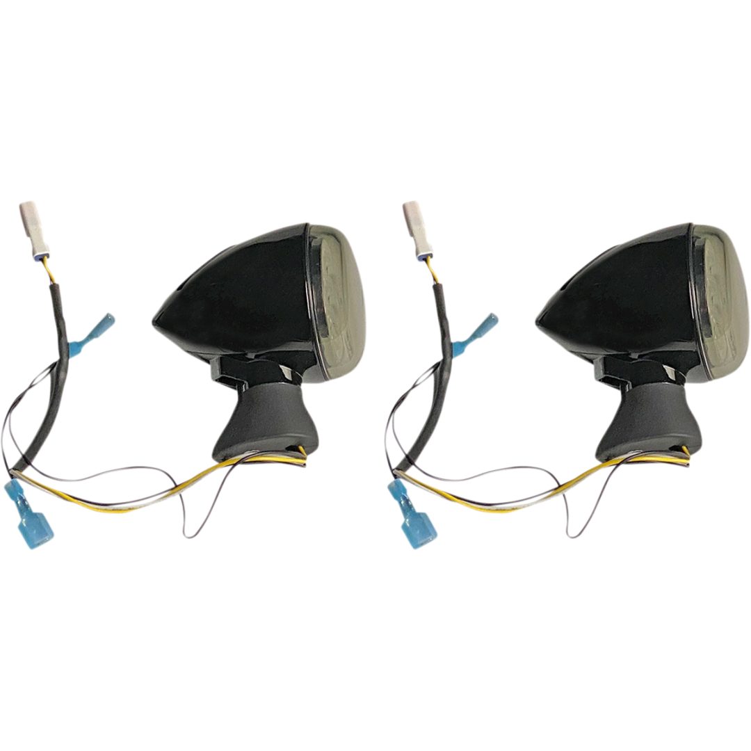 Framblinkers Probeam® Dynamic Ringz™ Led Rökfärgad/Krom CUSTOM DYNAMICS