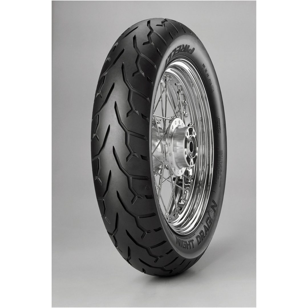 Framdäck Night Dragon Custom Slanglöst Bias PIRELLI 110/90-19