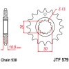 Framdrev Ljudlöst 579 JT SPROCKETS – miniatyr 1