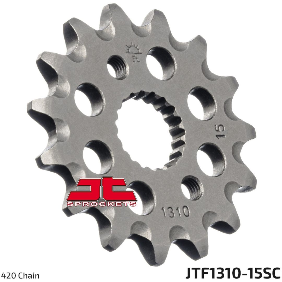 Framdrev MX Self-Cleaning Stål JT SPROCKETS 15