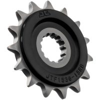 Framdrev Rubber-Cushioned Svart Stål JT SPROCKETS