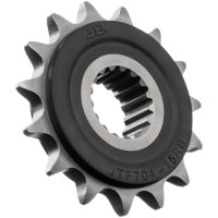 Framdrev Rubber-Cushioned Svart Stål JT SPROCKETS