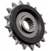 Framdrev Rubber-Cushioned Svart Stål JT SPROCKETS