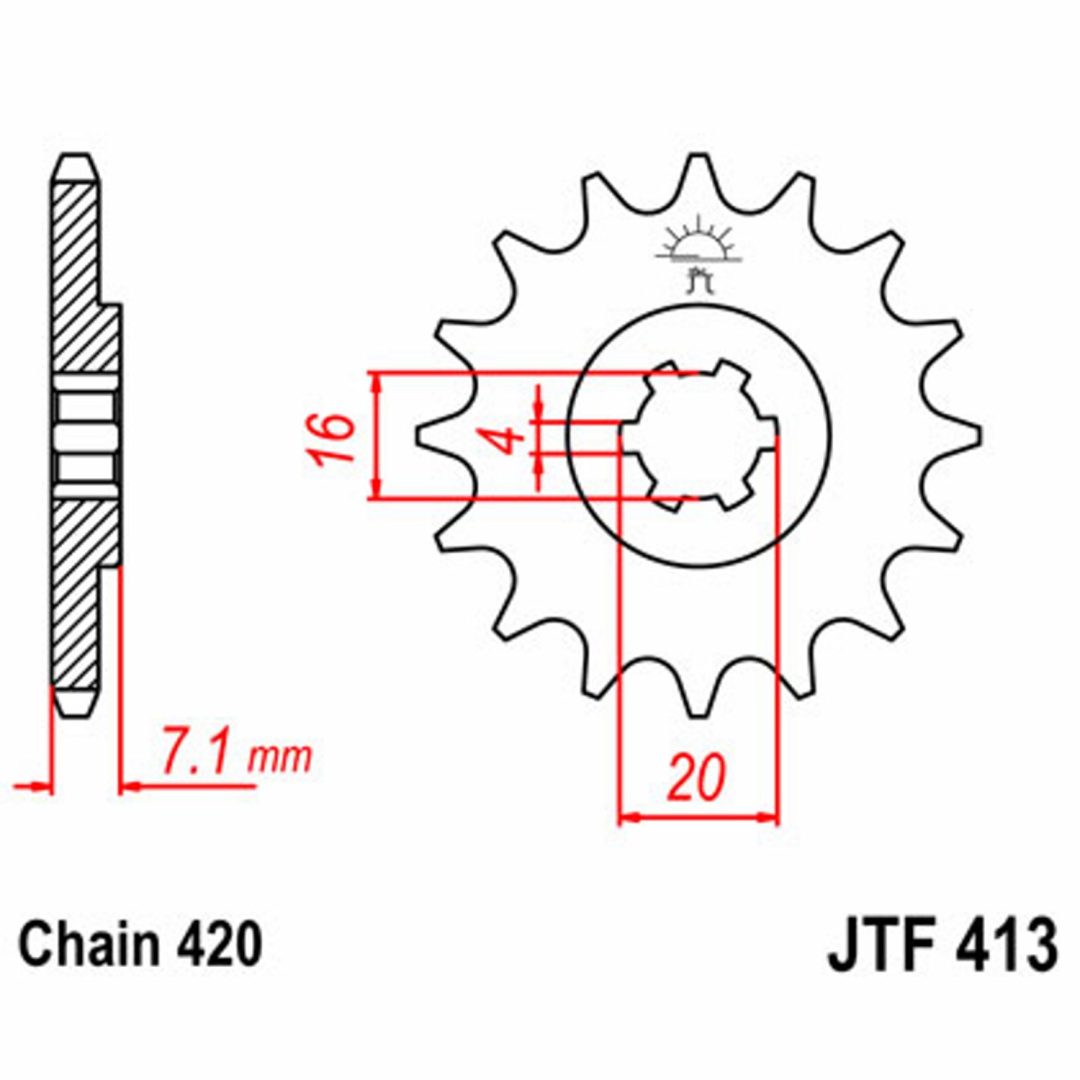 Framdrev Stål JT 12 – bild 2
