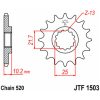 Framdrev Stål JT 12 Kugg / 520 – miniatyr 3
