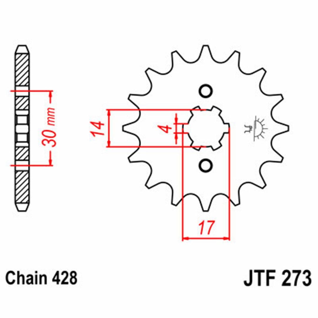 Framdrev Stål JT 14 – bild 2