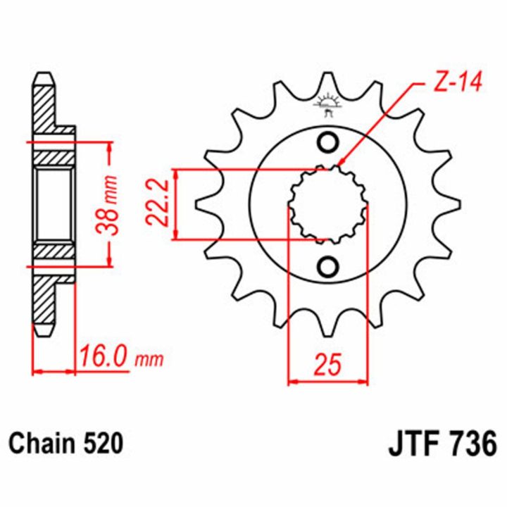 Framdrev Stål JT 14 – bild 2