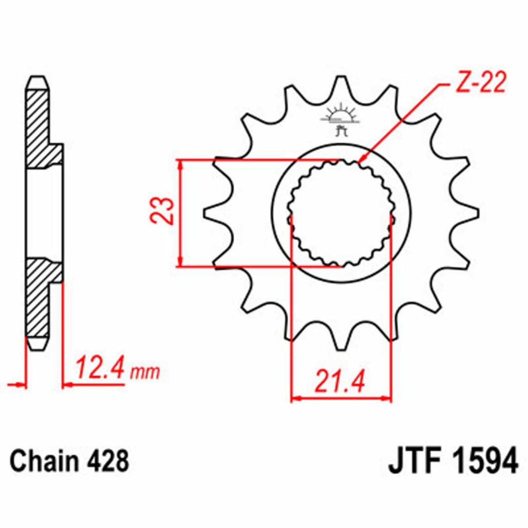 Framdrev Stål JT 15 – bild 2