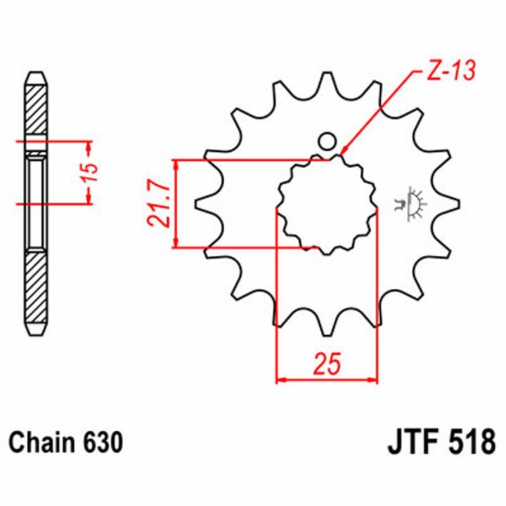 Framdrev Stål JT 15 – bild 2