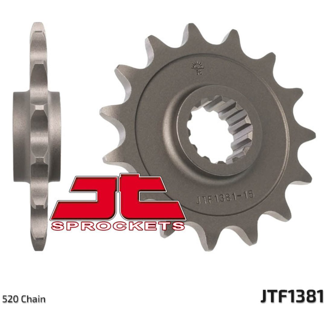 Framdrev Stål JT 15 Kugg / 520 – bild 2