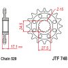 Framdrev Stål JT 15 kugg / 520 – miniatyr 3