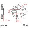 Framdrev Stål JT 15 kugg / 520 – miniatyr 2