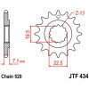 Framdrev Stål JT 15 kugg - Stål - Fram (520 kedja) – miniatyr 3