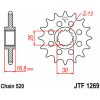 Framdrev Stål JT 15 kugg - Stål - Fram (520 kedja) – miniatyr 3