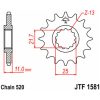 Framdrev Stål JT 15 kugg - Stål - Fram (520 kedja) – miniatyr 3