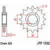 Framdrev Stål JT 15 kugg - Stål - Fram (525 kedja) – miniatyr 3