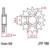 Framdrev Stål JT 16 kugg / 525 – miniatyr 2