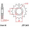 Framdrev Stål JT 16 Kugg / 530 – miniatyr 3