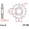 Framdrev Stål JT 16 kugg - Stål - Fram (530 kedja) – miniatyr 3