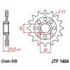 Framdrev Stål JT 17 Kugg / 520 – miniatyr 2