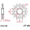 Framdrev Stål Ljudlöst 406 JT SPROCKETS – miniatyr 1