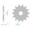 Framdrev Stål Standard Afam 420 – miniatyr 1