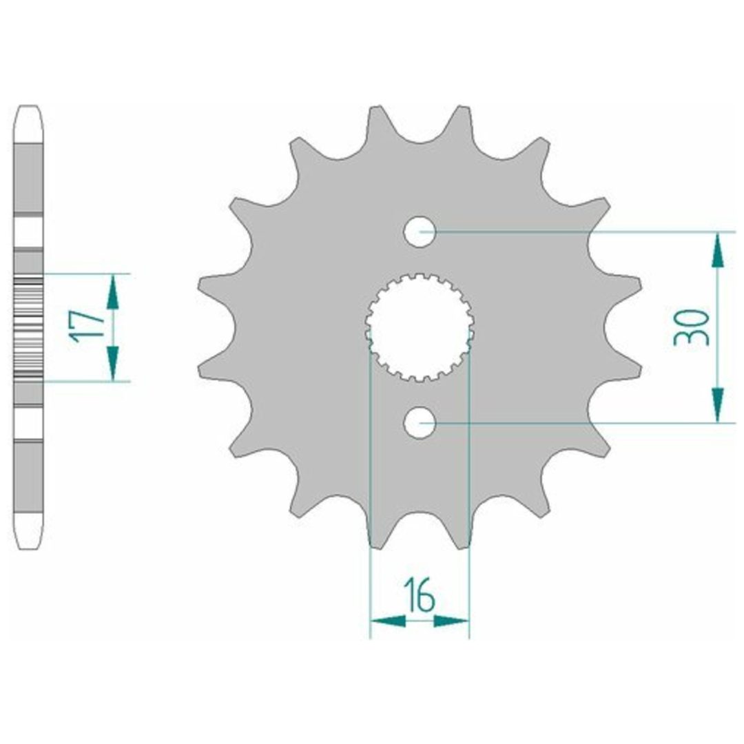 Framdrev Stål Standard Afam 420