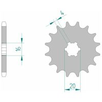 Framdrev Stål Standard Afam