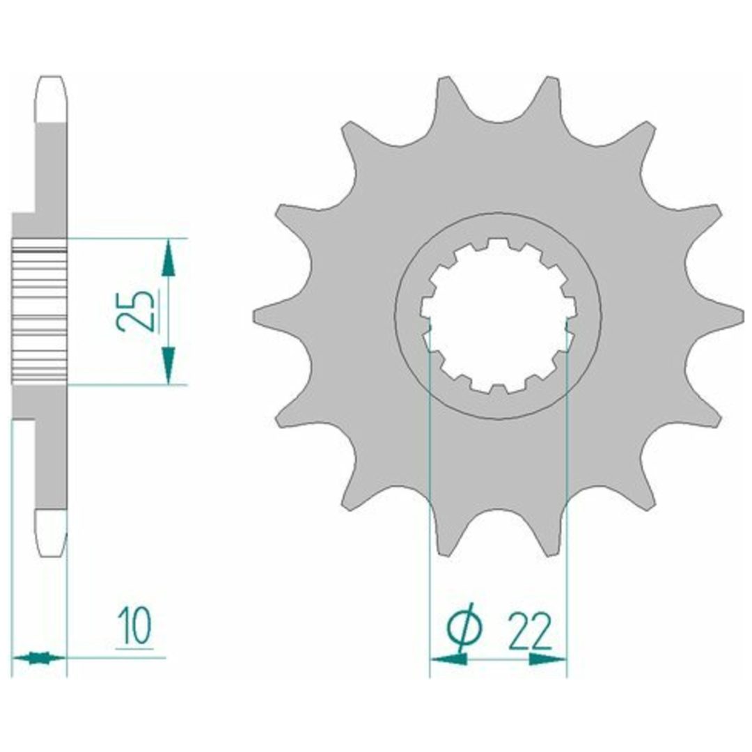 Framdrev Stål Standard Afam 520