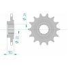 Framdrev Stål Standard Afam 520 – miniatyr 1