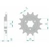 Framdrev Stål Standard Afam 520 – miniatyr 1