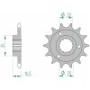 Framdrev Stål Standard Afam 525 – miniatyr 1