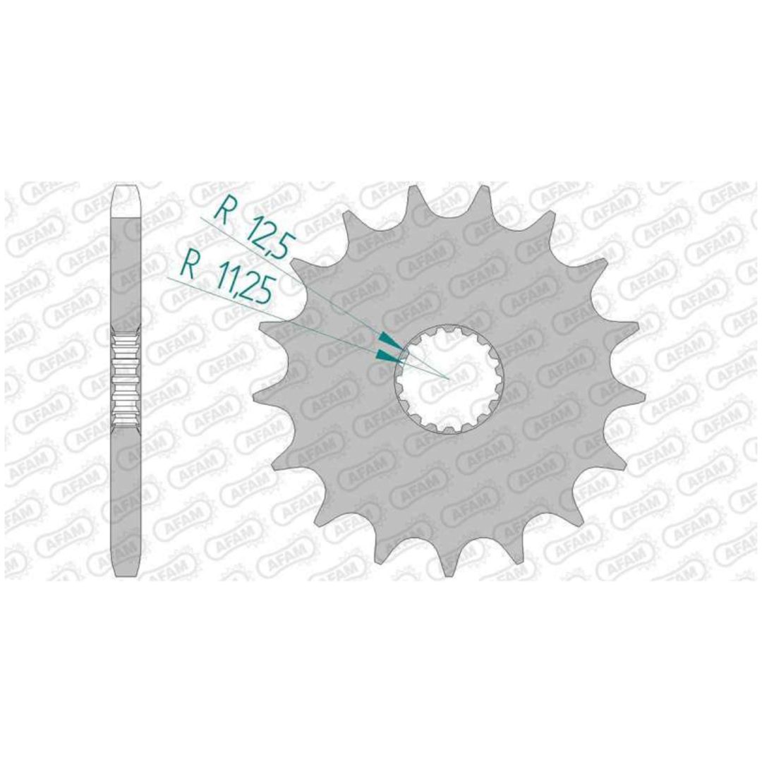 Framdrev Stål Standard Afam 525
