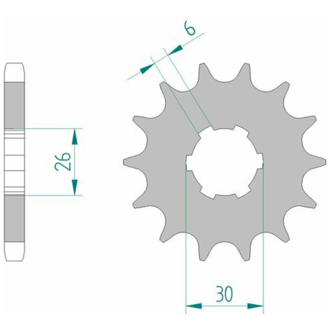 Framdrev Stål Standard Afam 530 – bild 2