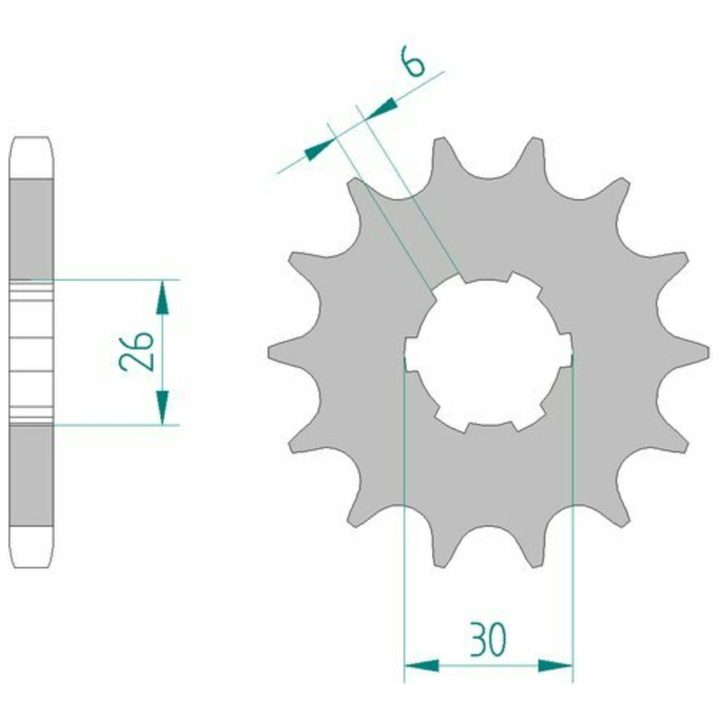 Framdrev Stål Standard Afam 530 – bild 2