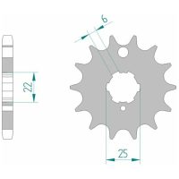 Framdrev Stål Standard Afam