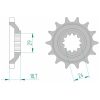 Framdrev Stål Standard Afam 630 – miniatyr 1