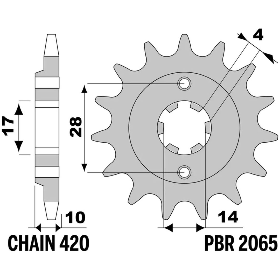 Framdrev Stål Standard PBR