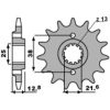 Framdrev Stål Standard PBR Kugg: 14 – miniatyr 2