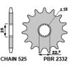 Framdrev Stål Standard PBR Kugg: 16 – miniatyr 2
