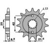 Framdrev Stål Standard PBR Kugg: 16 – miniatyr 2