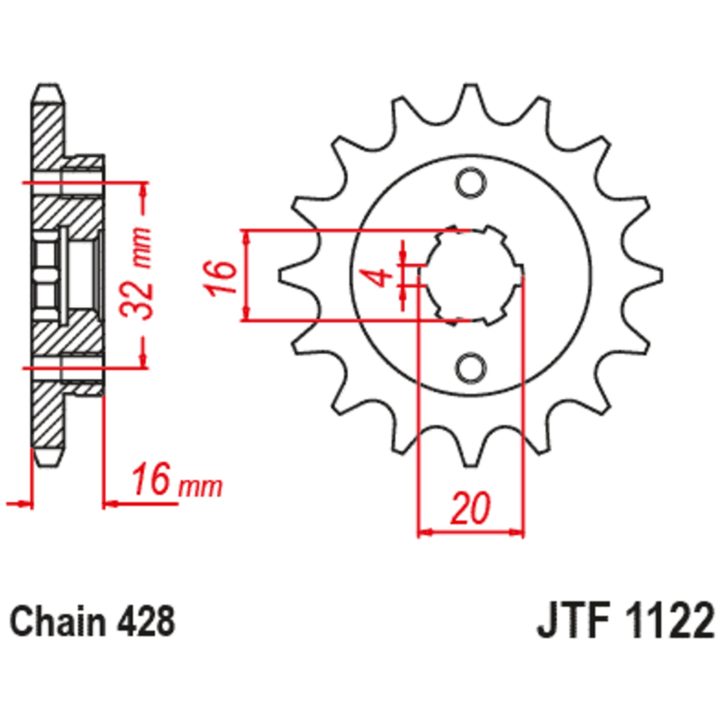 Framdrev Standard JT SPROCKETS – bild 2