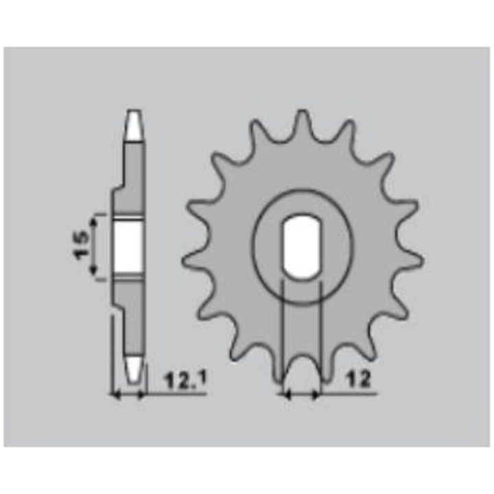 Framdrev Standard Stål PBR – bild 2