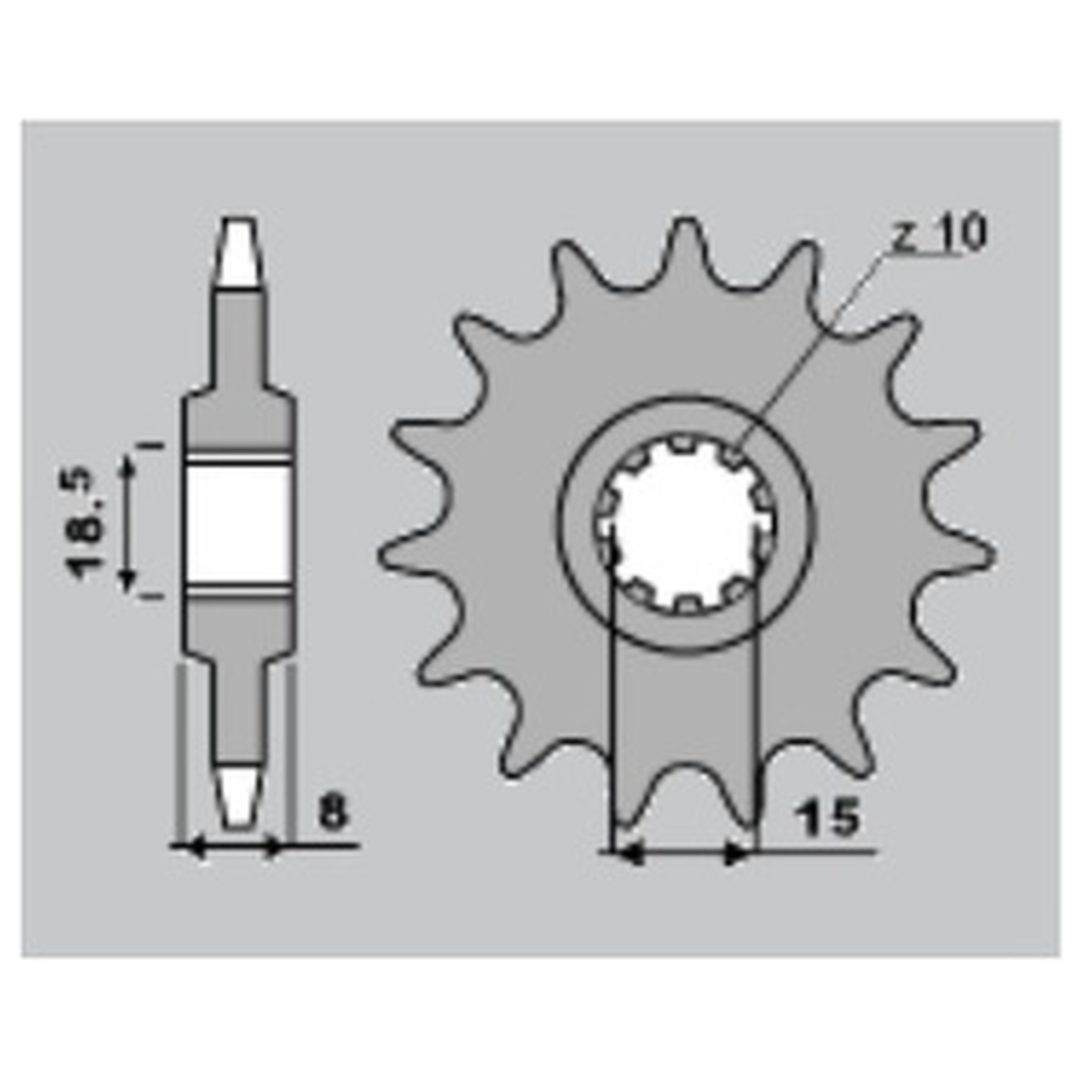 Framdrev Standard Stål PBR – bild 2