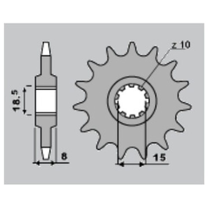 Framdrev Standard Stål PBR – bild 2
