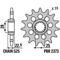 Framdrev Standard Stål PBR