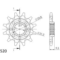 Framdrev SU RM-Z450 -12 z12 SUPERSPROX