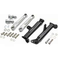 Frame Mounted Adjustable Highway Peg Mount - Chrome - Extended