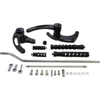 Framflyttat fotpinnsset Muzzle Brake Svart ACCUTRONIX