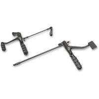 Framflyttat Kontrollkit Komplett Svart DRAG SPECIALTIES